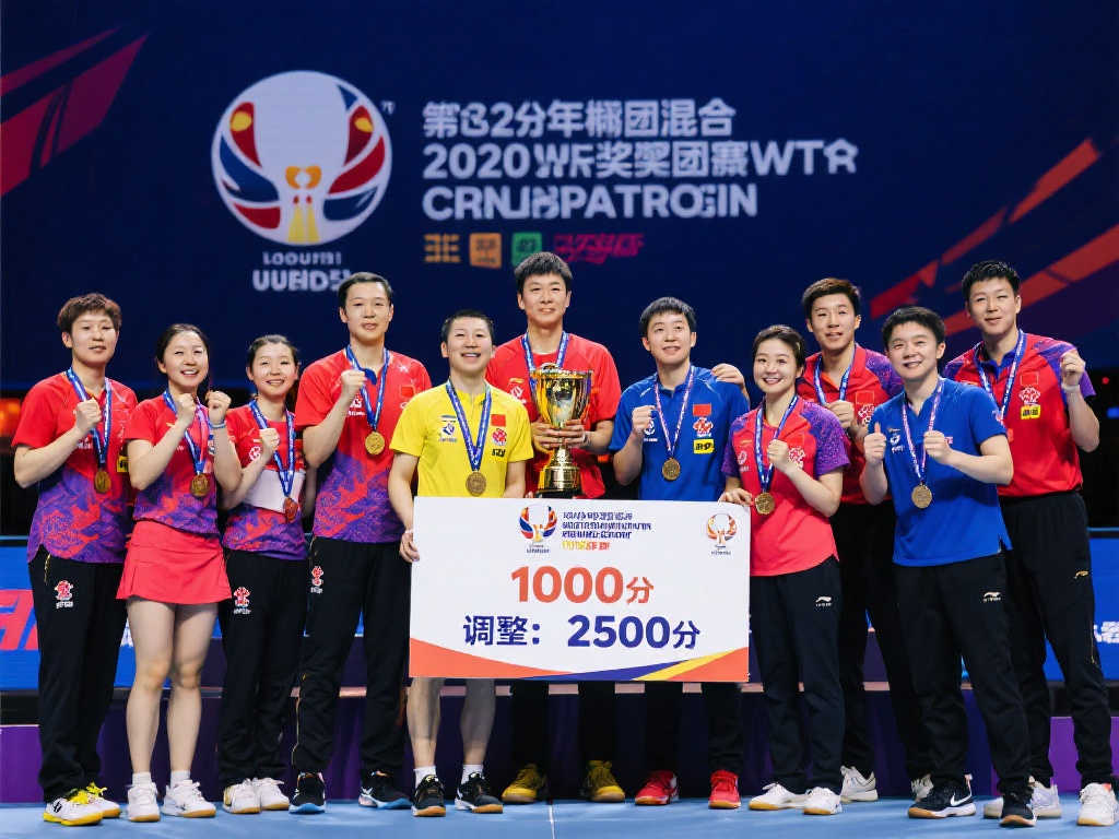 混合团体世界杯积分奖励大升级，冠军积分飙升至2500